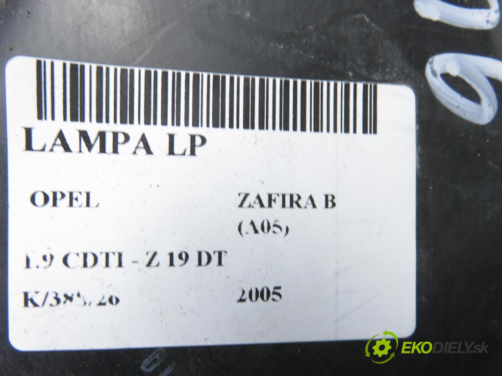 OPEL ZAFIRA B (A05) MINIVAN 2005 88,00 1.9 CDTI 8V 120 - Z 19 DT 1910,00 Svetlo LP