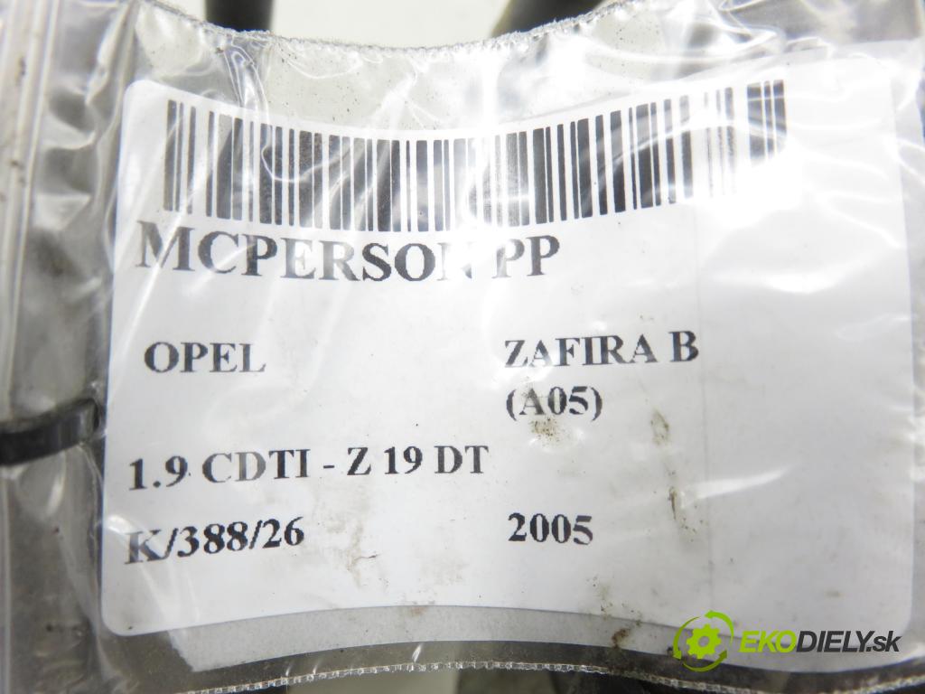 OPEL ZAFIRA B (A05) MINIVAN 2005 88,00 1.9 CDTI 8V 120 - Z 19 DT 1910,00 MCPERSON PP 22141606