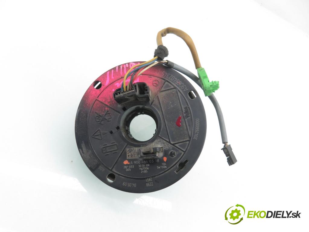 MERCEDES-BENZ SPRINTER 3,5-t Skrzynia (906) FURGON 2007 80,00 311 CDI (906.631, 906.633, 906.635, 906.637) - OM 2148,00 PÁSKA: air BAG 9064640318