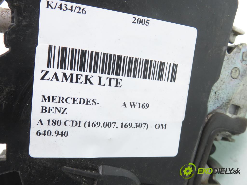 MERCEDES-BENZ KLASA A (W169) HB 2005 80,00 2.0 CDI 109 - OM 640.940 1991,00 zámok 1697303135
