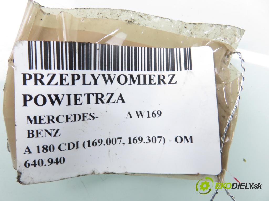 MERCEDES-BENZ KLASA A (W169) HB 2005 80,00 2.0 CDI 109 - OM 640.940 1991,00 váha vzduchu vzduchu A0000942948 ; 5WK97003