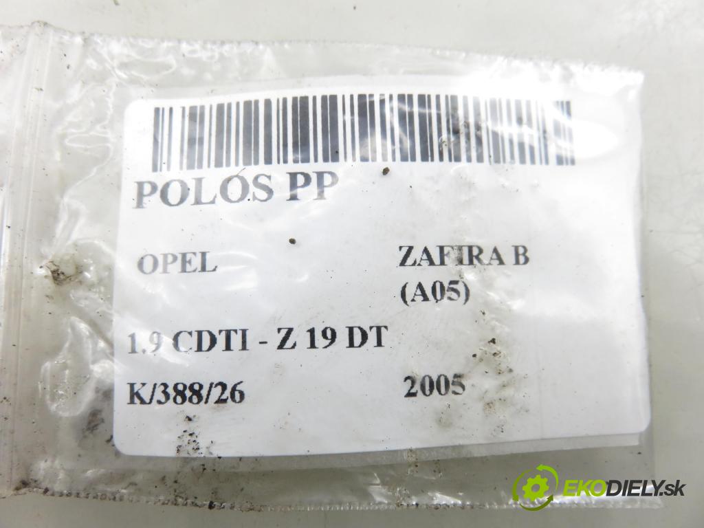 OPEL ZAFIRA B (A05) MINIVAN 2005 88,00 1.9 CDTI 8V 120 - Z 19 DT 1910,00 Poloos PP