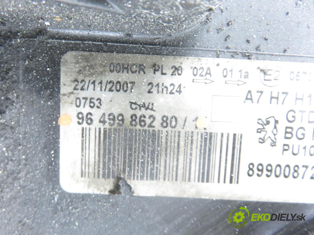 PEUGEOT 207 SW (WK_) KOMBI 2008 88,00 1.6 16V - 5FW (EP6) 1598,00 světlo LP 9649986280