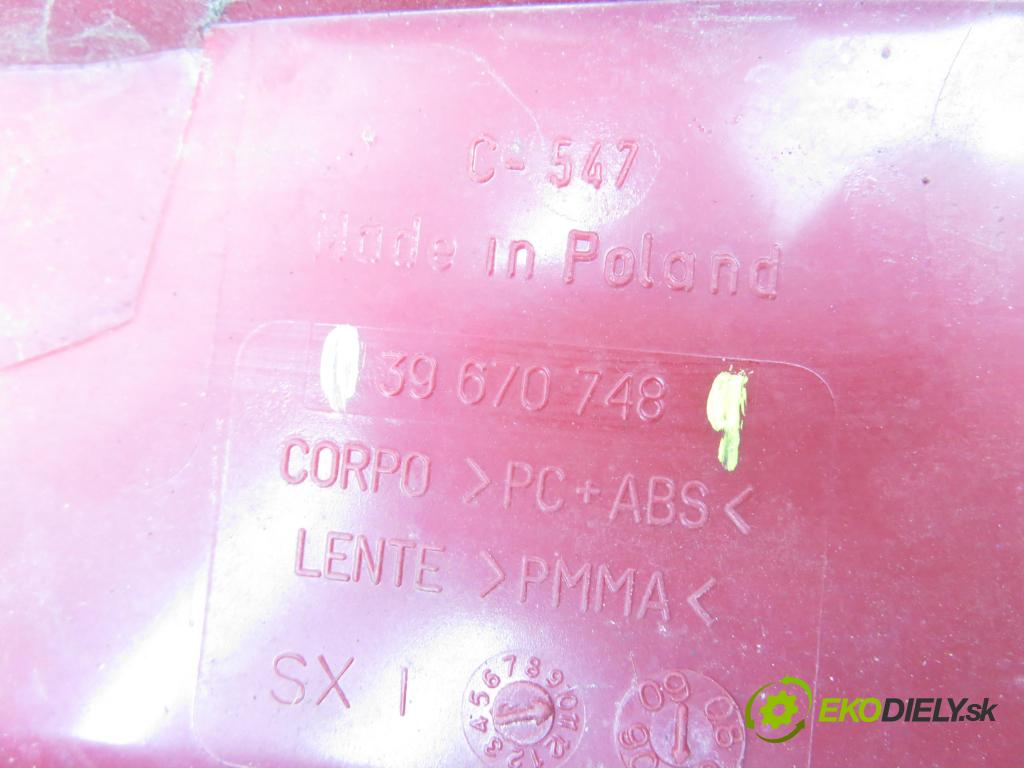 FIAT SEICENTO / 600 (187_) HB 2000 29,00 0.9 39 - 1170 A1.046 899,00 světlo levé zadní 39670748