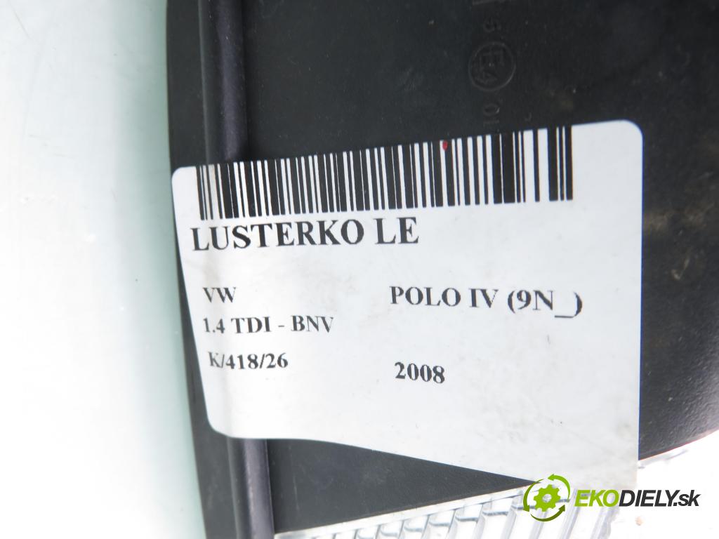 VW POLO (9N_) HB 2008 59,00 1.4 TDI - BNV 1422,00 zpětné zrcátko 