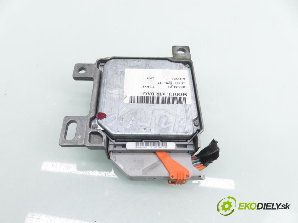 RENAULT CLIO II (BB_, CB_) HB 2004 74,00 1.5 dCi - K9K 712 1461,00 MODUL air BAG 8200230857 ; 0285001496