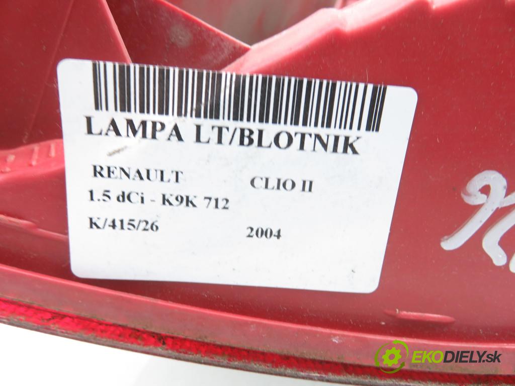 RENAULT CLIO II (BB_, CB_) HB 2004 74,00 1.5 dCi - K9K 712 1461,00 světlo levé zadní 8200071413