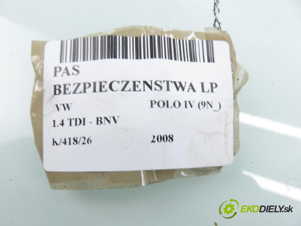 VW POLO (9N_) HB 2008 59,00 1.4 TDI - BNV 1422,00 držák BEZPEČNOST LP 6Q4857705M ; 6Q0857755D