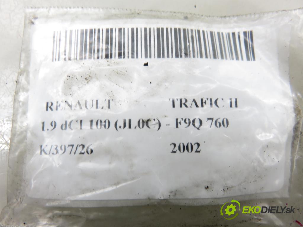 RENAULT TRAFIC II Autobus (JL) BUS 2002 74,00 1.9 dCI 100 (JL0C) - F9Q 760 1870,00 vstřikovač 0445110146 ; 8200238528 (Vstřikovač paliva)