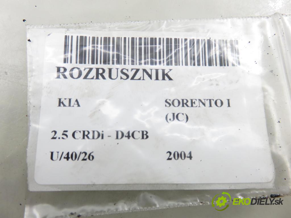 KIA SORENTO I (JC) SUV 2004 103,00 2.5 CRDi 140 - D4CB 2497,00 Štartér  (Štartér)