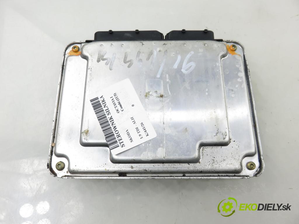 SKODA OCTAVIA I Combi (1U5) KOMBI 2003 66,00 1.9 TDI 90 - ALH 1896,00 řídící jednotka motora 038906012H ; 0281010129