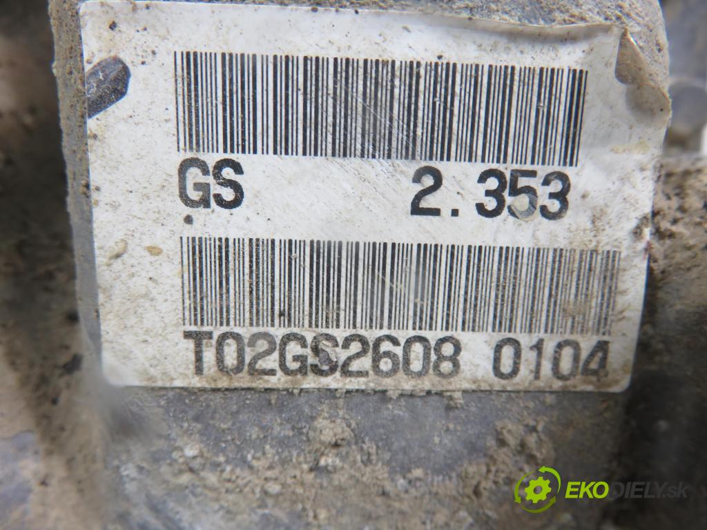 MITSUBISHI OUTLANDER II (CW_W) SUV 2009 103,00 2.0 DI-D 140 - BSY (Volkswagen Group) 1968,00 diferenciál T02GS2608 ; 2353