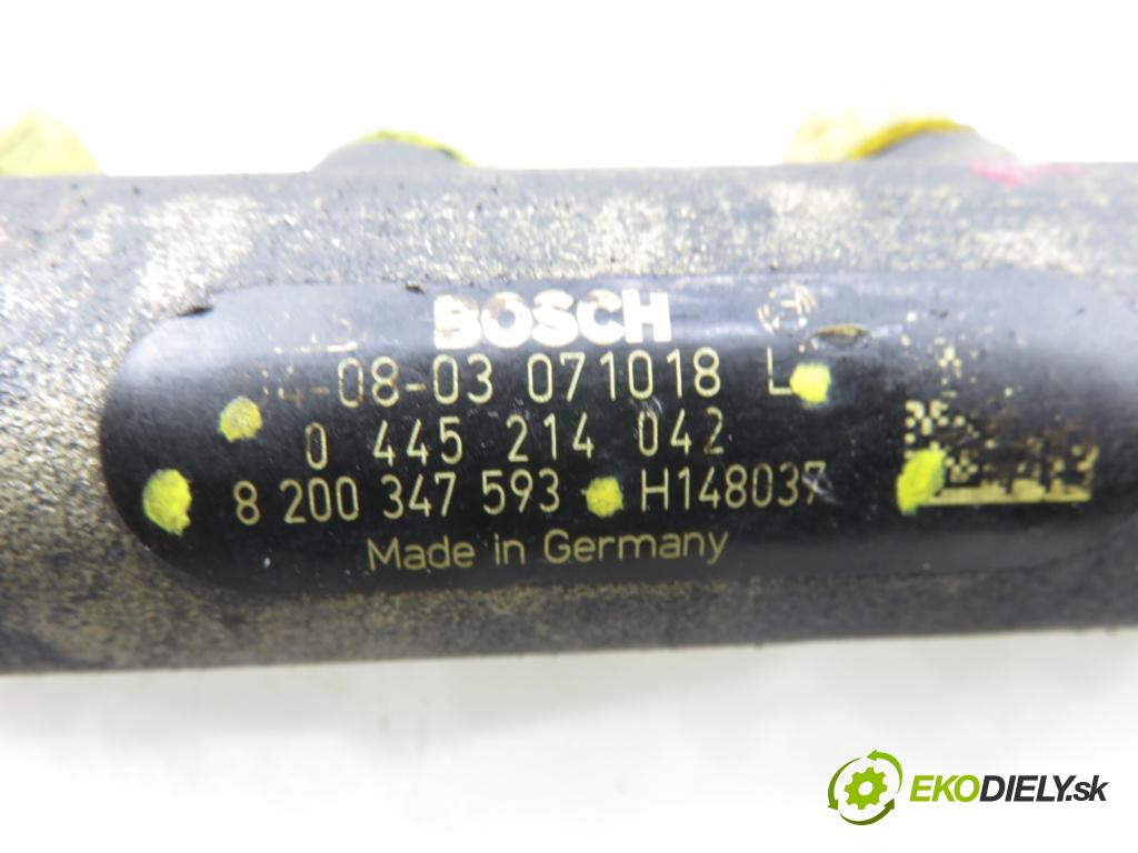 OPEL MOVANO Furgon (X70) FURGON 2005 84,00 2.5 DTI - G9U 724 2464,00 Lišta vstrekovacia 0445214042 ; 8200347593 ; 0281002568 (Vstrekovacia lišta)