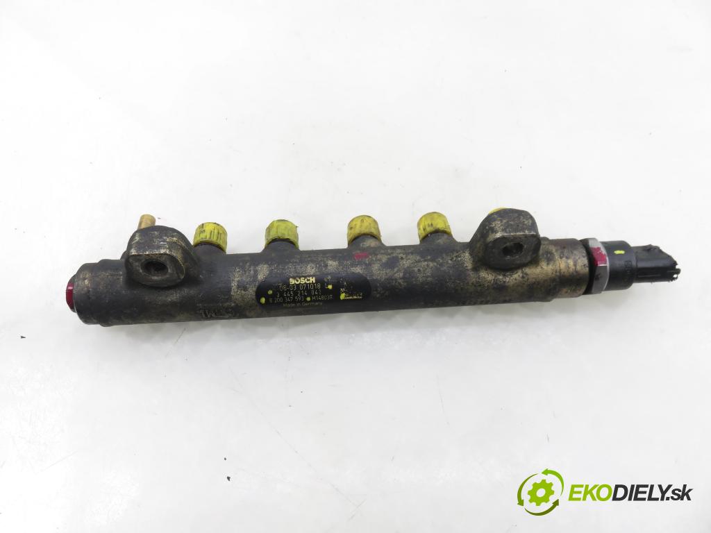 OPEL MOVANO Furgon (X70) FURGON 2005 84,00 2.5 DTI - G9U 724 2464,00 Lišta vstrekovacia 0445214042 ; 8200347593 ; 0281002568 (Vstrekovacia lišta)