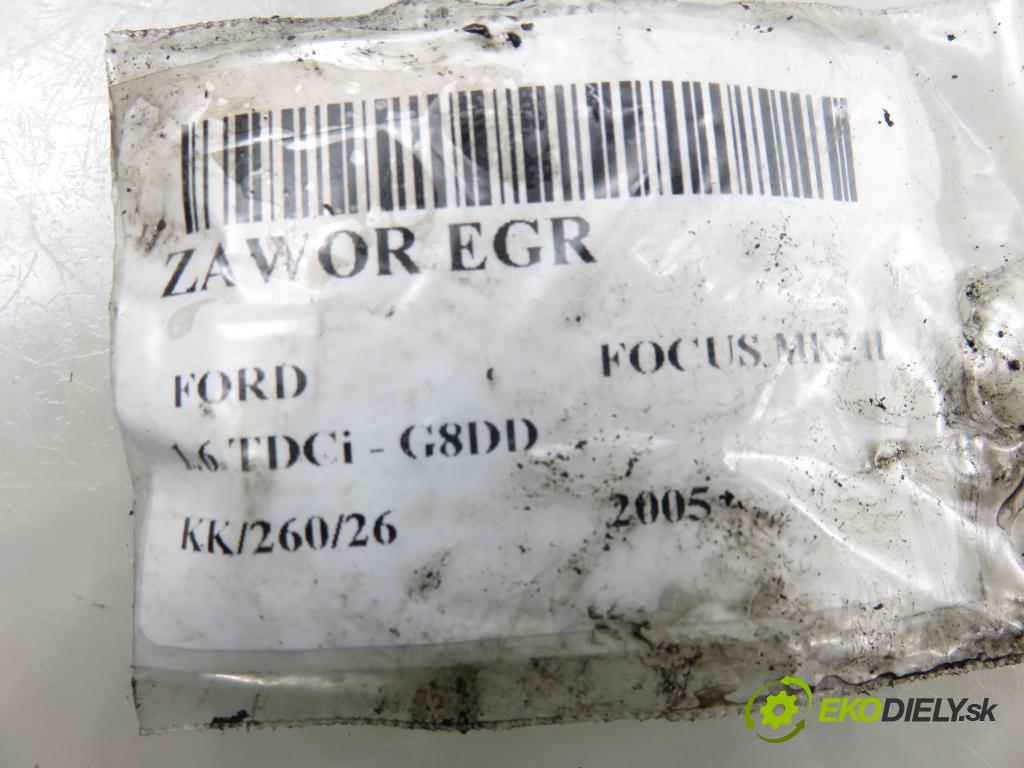 FORD FOCUS II (DA_, HCP) HB 2005 80,00 1.6 TDCi - G8DD 1560,00 VENTIL EGR 9654818180 ; 215989528