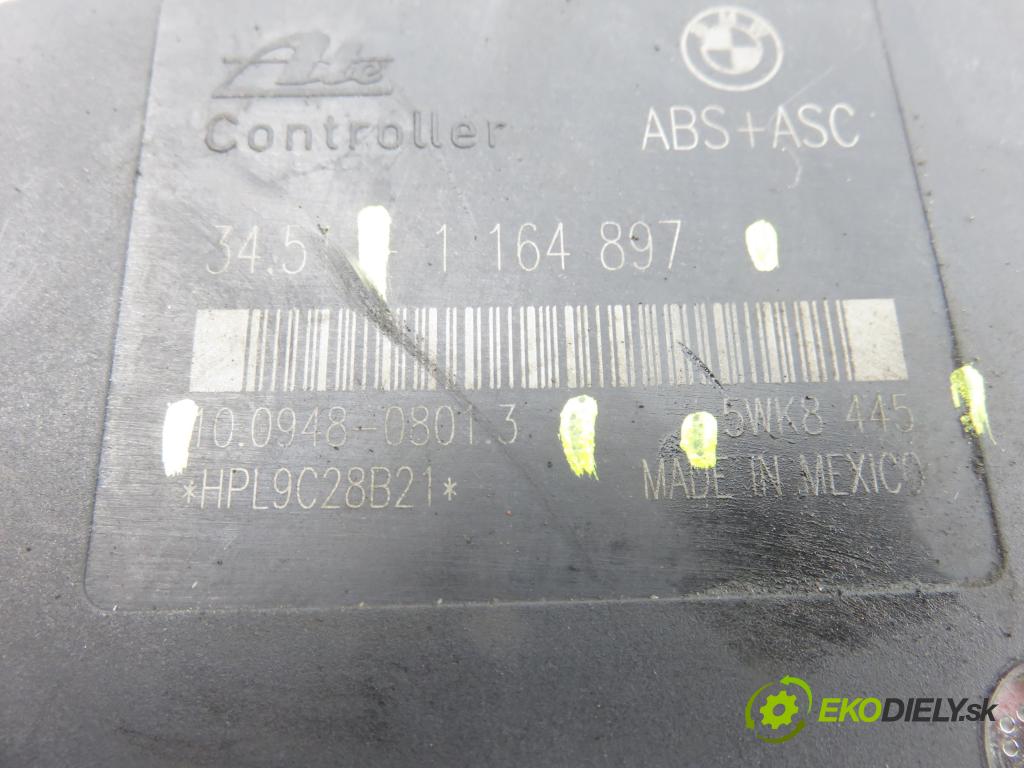 BMW 3 (E46) SEDAN 1999 77,00 316 i 105 - M43 B19 (194E1) 1895,00 Pumpa ABS 1164897 ; 10094808013 ; 1164896 (Pumpa ABS)