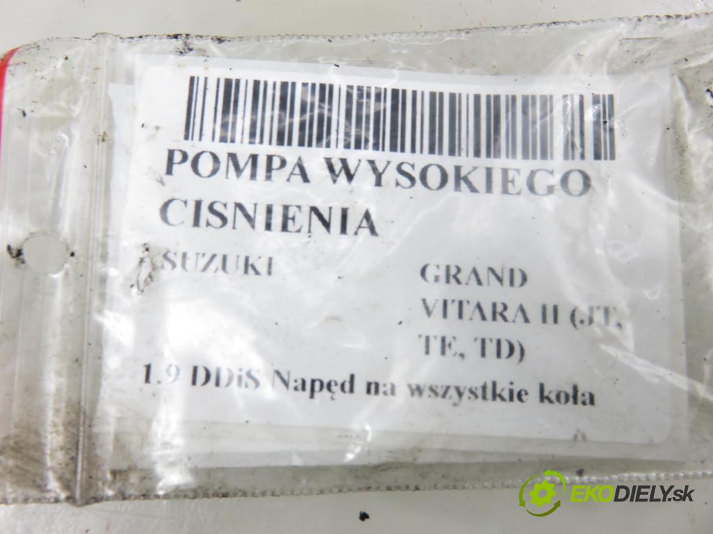 SUZUKI GRAND VITARA II (JT, TE, TD) SUV 2006 95,00 1.9 DDiS 129 4x4 - F9Q 264 1870,00 pumpa vysokého TLAK: 8200342594 ; 0445010087 ; 0928400575