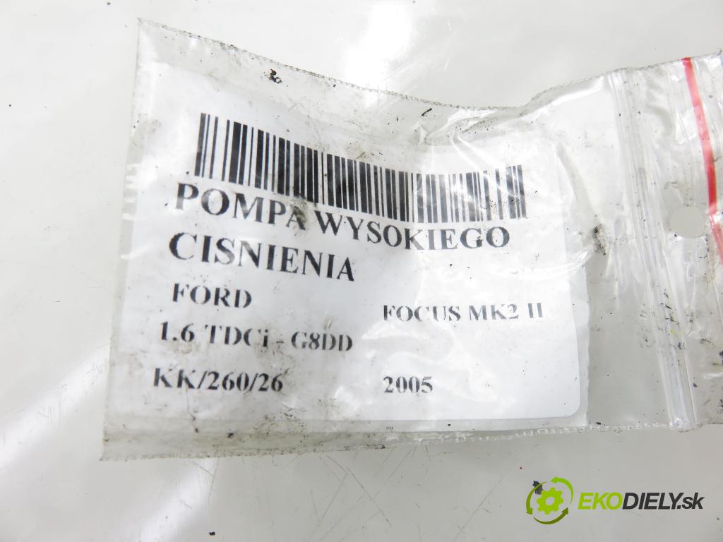 FORD FOCUS II (DA_, HCP) HB 2005 80,00 1.6 TDCi - G8DD 1560,00 pumpa vysokého TLAK: 0445010089 ; 9651844380 ; 0928400575