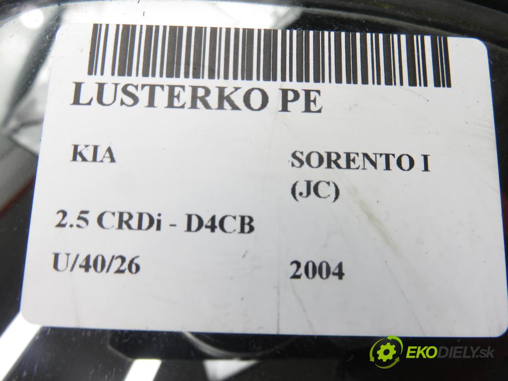 KIA SORENTO I (JC) SUV 2004 103,00 2.5 CRDi 140 - D4CB 2497,00 Spätné zrkadlo 