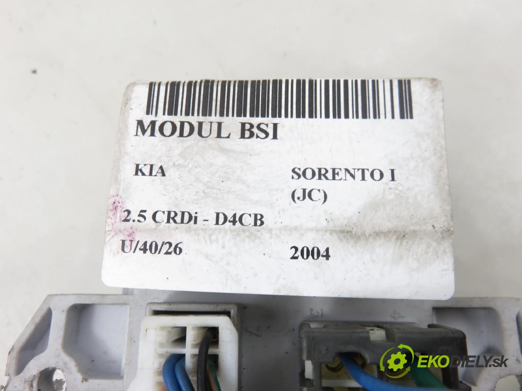 KIA SORENTO I (JC) SUV 2004 103,00 2.5 CRDi 140 - D4CB 2497,00 MODUL BSI 911703E920