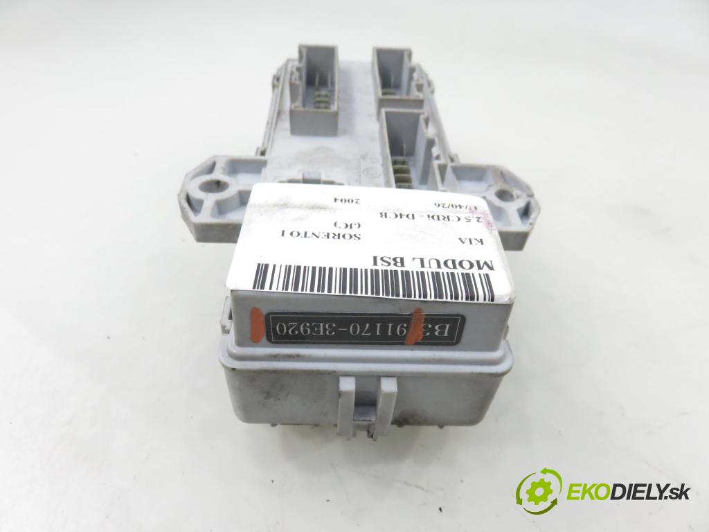 KIA SORENTO I (JC) SUV 2004 103,00 2.5 CRDi 140 - D4CB 2497,00 MODUL BSI 911703E920
