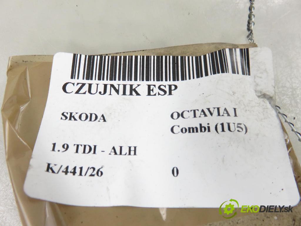 SKODA OCTAVIA I Combi (1U5) KOMBI 2003 66,00 1.9 TDI 90 - ALH 1896,00 snímač ESP 1J1907637C ; 10098004442