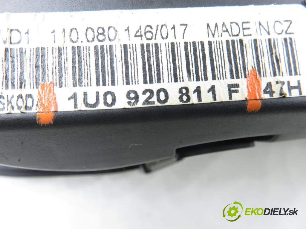 SKODA OCTAVIA I Combi (1U5) KOMBI 2003 66,00 1.9 TDI 90 - ALH 1896,00 prístrojovka elektrický 1U0920811F