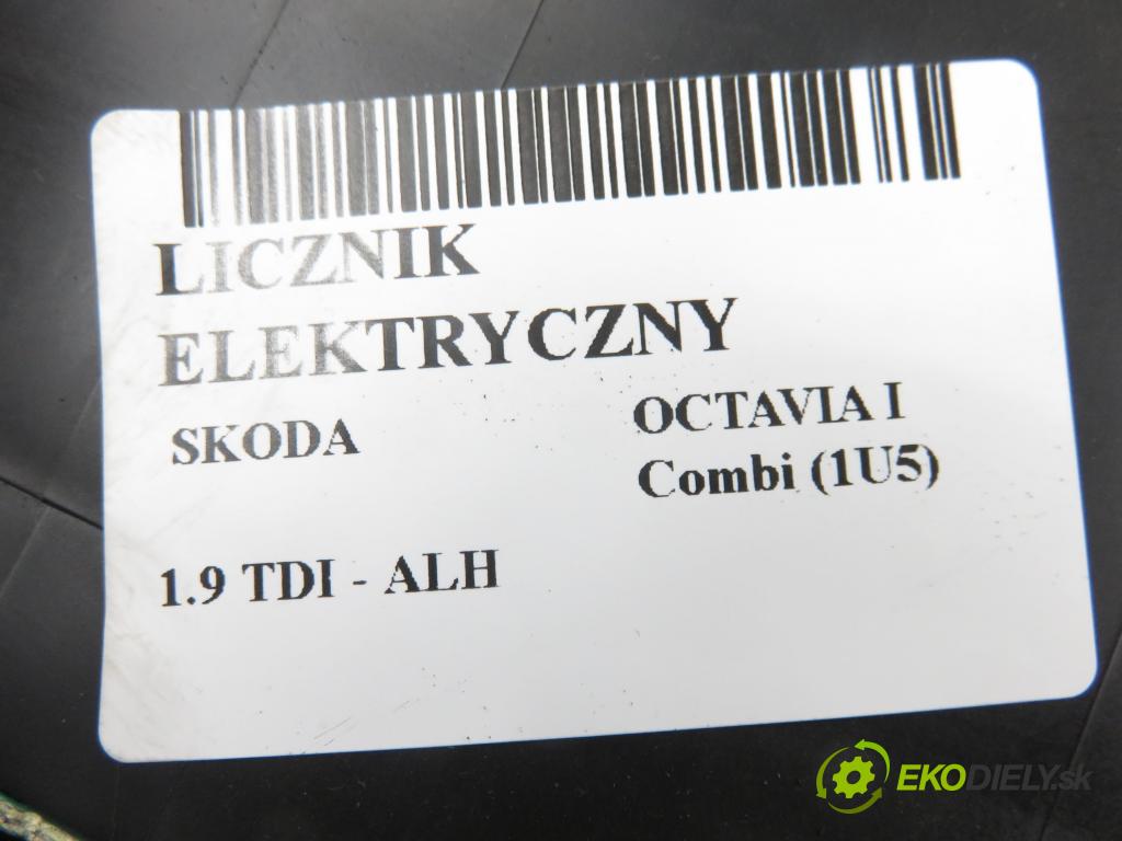 SKODA OCTAVIA I Combi (1U5) KOMBI 2003 66,00 1.9 TDI 90 - ALH 1896,00 prístrojovka elektrický 1U0920811F