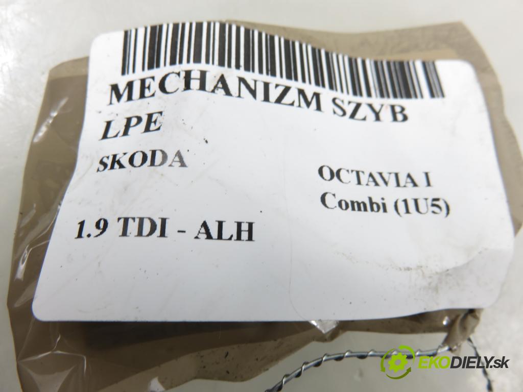 SKODA OCTAVIA I Combi (1U5) KOMBI 2003 66,00 1.9 TDI 90 - ALH 1896,00 Mechanizmus okien 0130821731