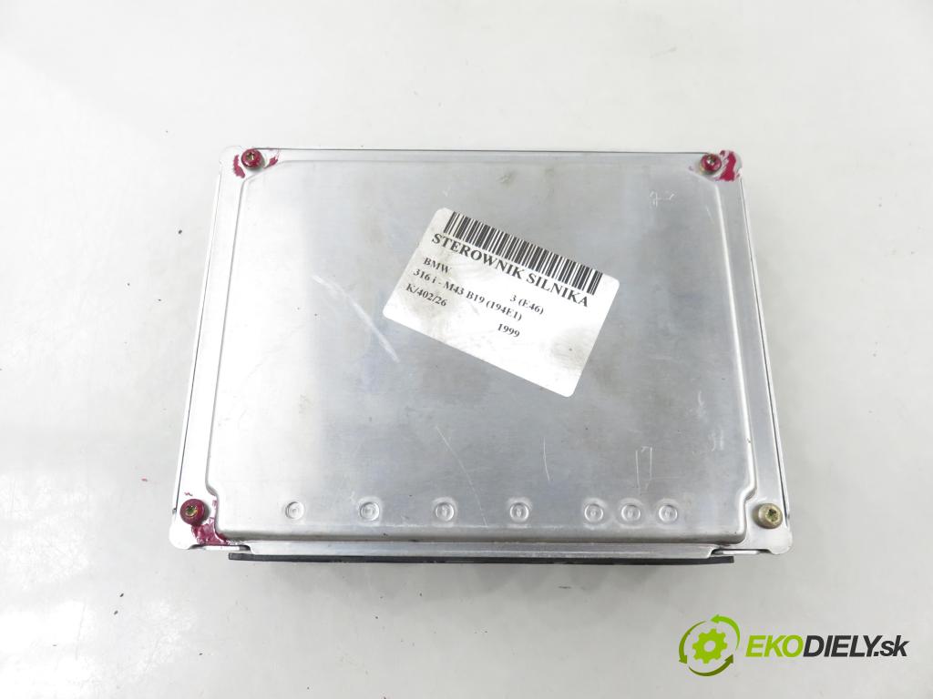 BMW 3 (E46) SEDAN 1999 77,00 316 i 105 - M43 B19 (194E1) 1895,00 Riadiaca jednotka Motor 1430940 ; 0261204420