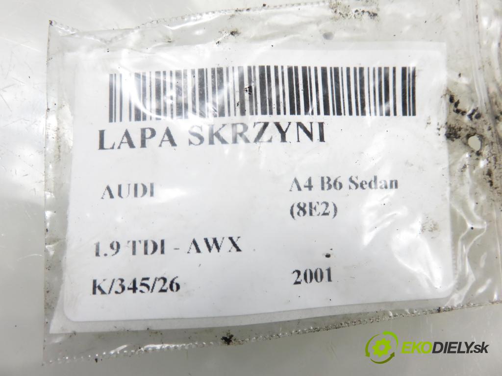 AUDI A4 (8E2, B6) SEDAN 2001 96,00 1.9 TDI PD 130 - AWX 1896,00 Uchytenie prevodovky