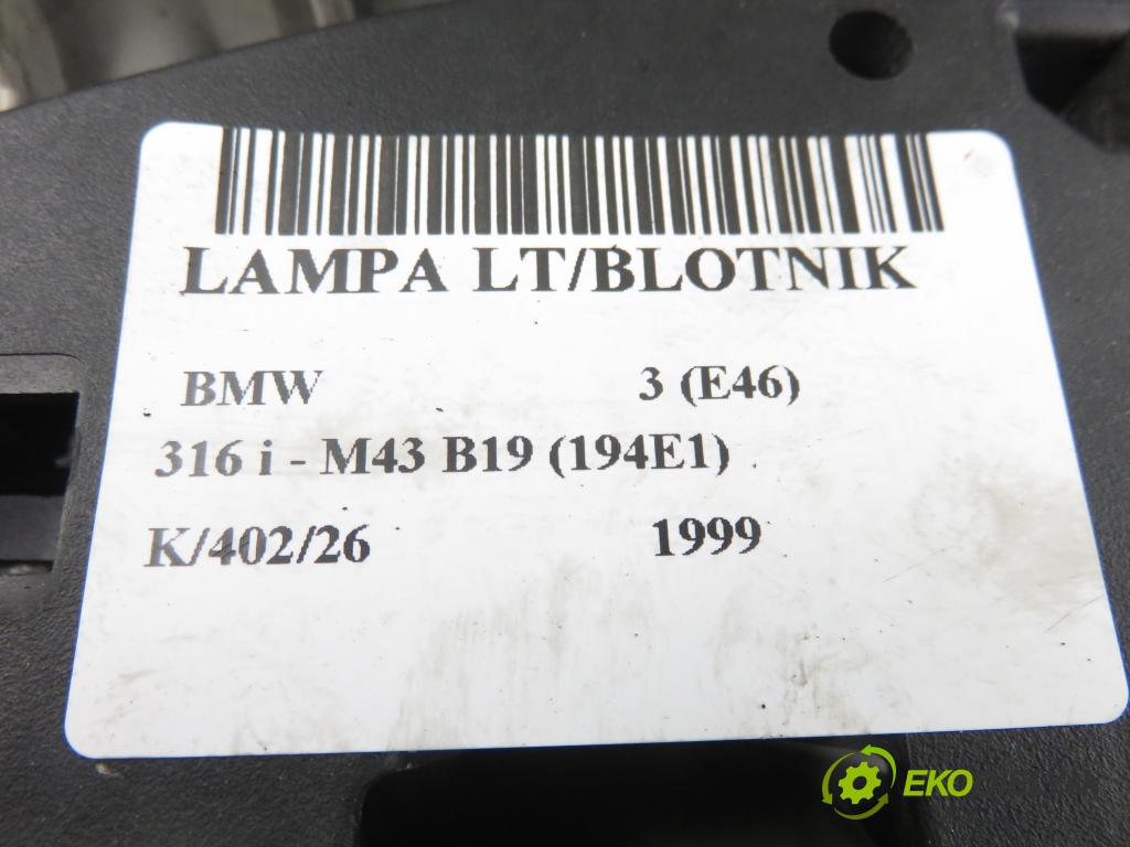 BMW 3 (E46) SEDAN 1999 77,00 316 i 105 - M43 B19 (194E1) 1895,00 světlo levé zadní
