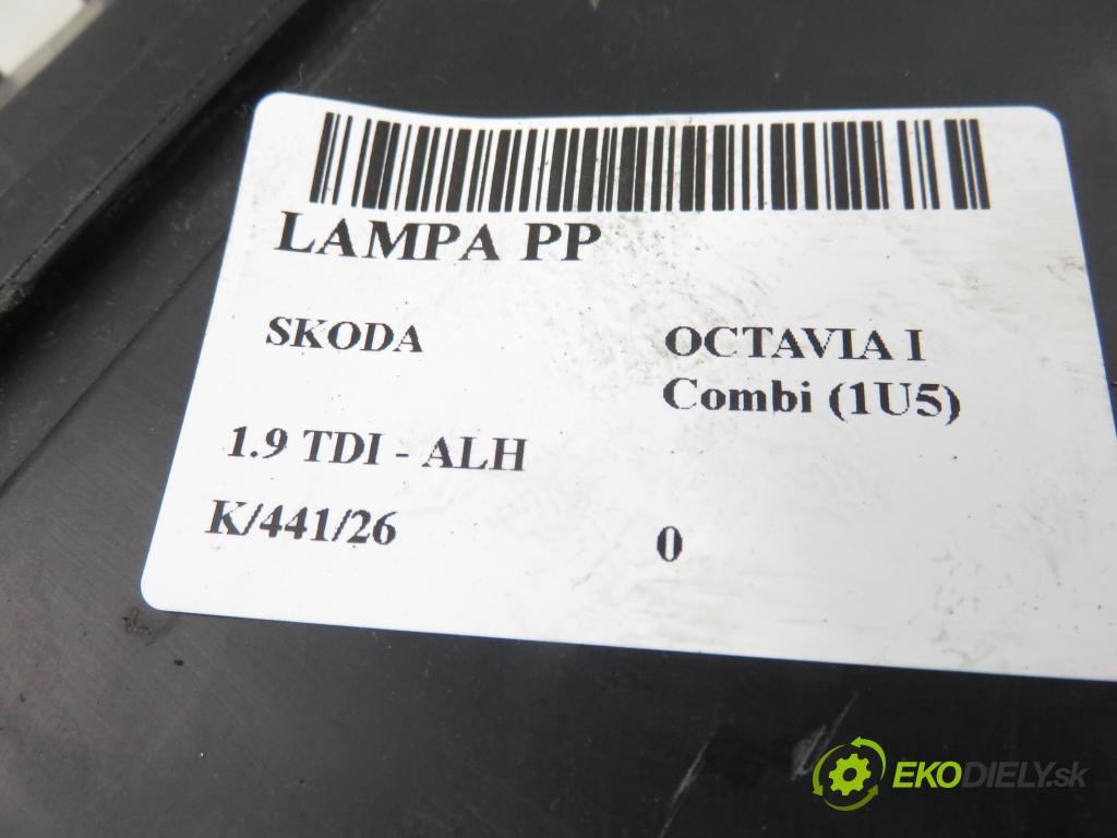 SKODA OCTAVIA I Combi (1U5) KOMBI 2003 66,00 1.9 TDI 90 - ALH 1896,00 světlo PP 1U1941032 ; 1307329069