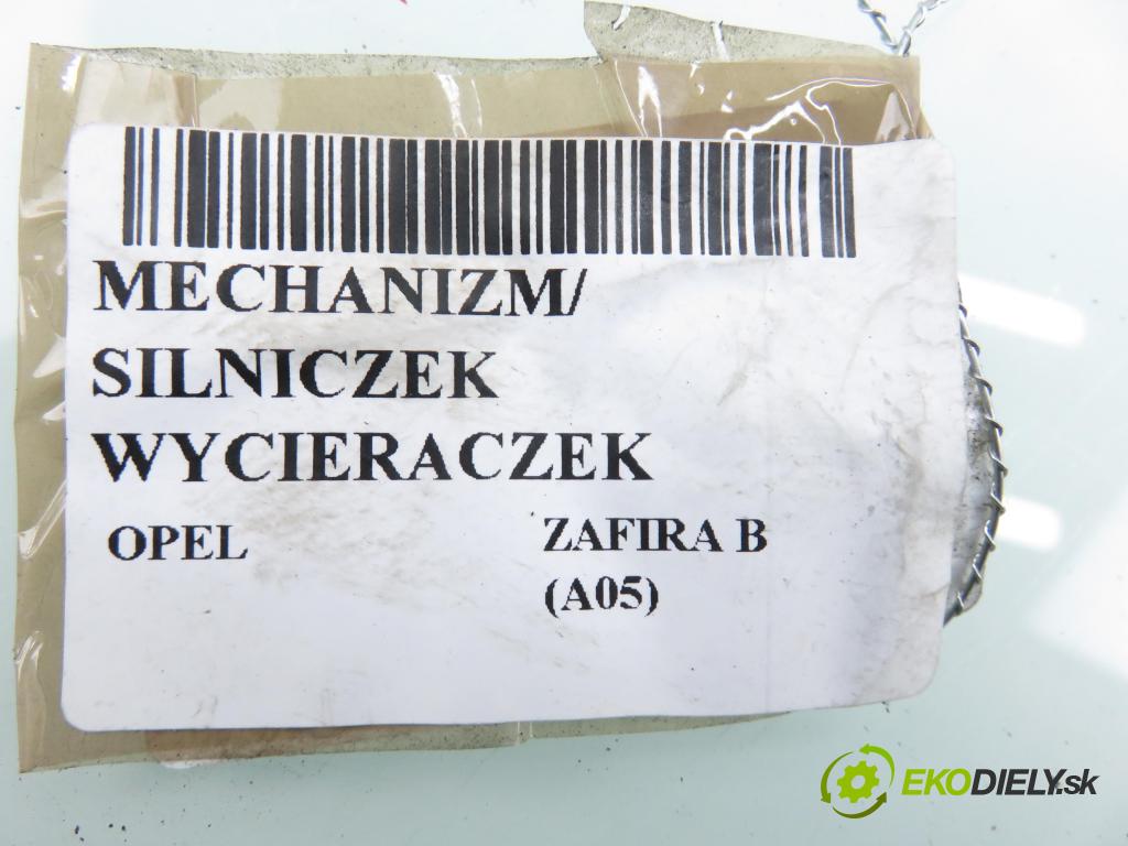 OPEL ZAFIRA B (A05) MINIVAN 2005 88,00 1.9 CDTI 8V 120 - Z 19 DT 1910,00 Motorček stieračov 13145557 ; 404976