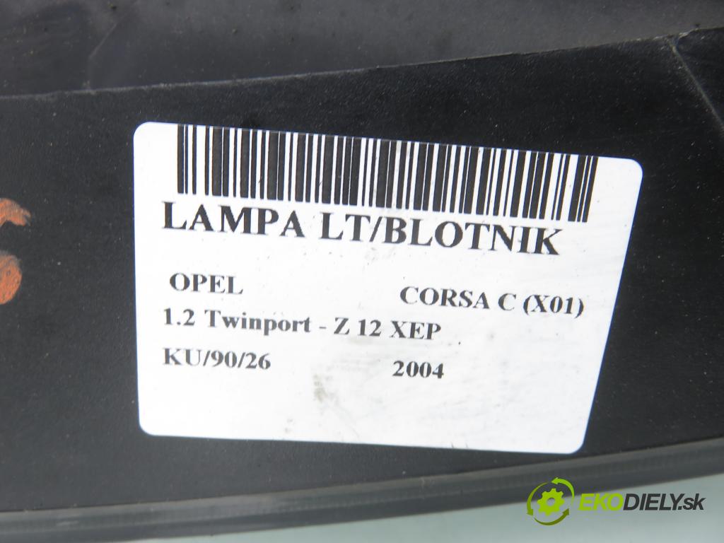 OPEL CORSA C (X01) HB 2004 59,00 1.2 Twinport - Z 12 XEP 1229,00 světlo levé zadní
