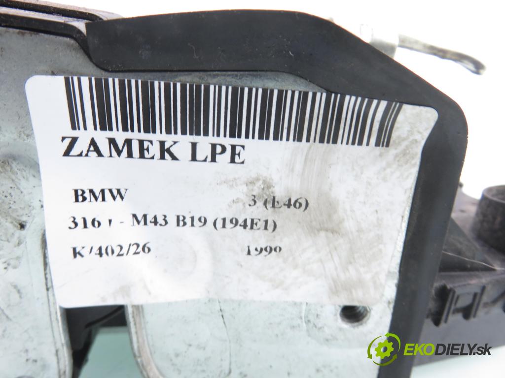 BMW 3 (E46) SEDAN 1999 77,00 316 i 105 - M43 B19 (194E1) 1895,00 zámok 8196031