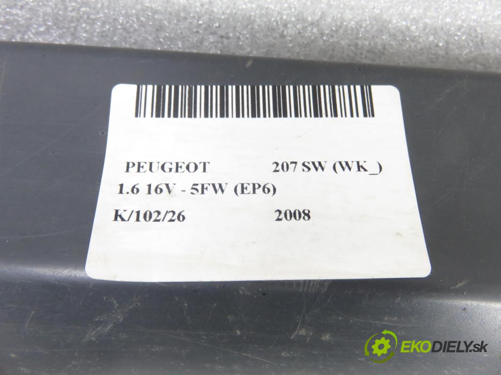 PEUGEOT 207 SW (WK_) KOMBI 2008 88,00 1.6 16V - 5FW (EP6) 1598,00 Lišta prahová vonkajšia P