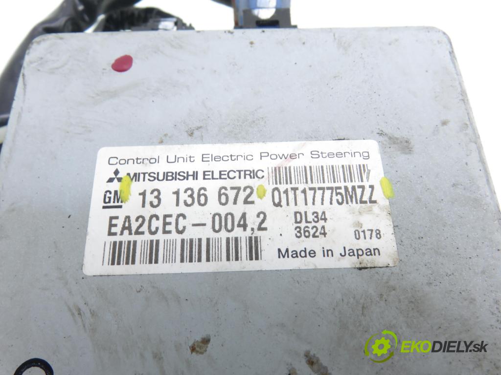 OPEL CORSA C (X01) HB 2004 59,00 1.2 16V Twinport 80 - Z 12 XEP 1229,00 serv/podporovanie elektrické 13136675 ; 13136672 ; Q1T17775MZZ