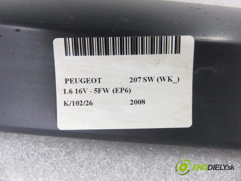 PEUGEOT 207 SW (WK_) KOMBI 2008 88,00 1.6 16V - 5FW (EP6) 1598,00 Lišta prahová vonkajšia L