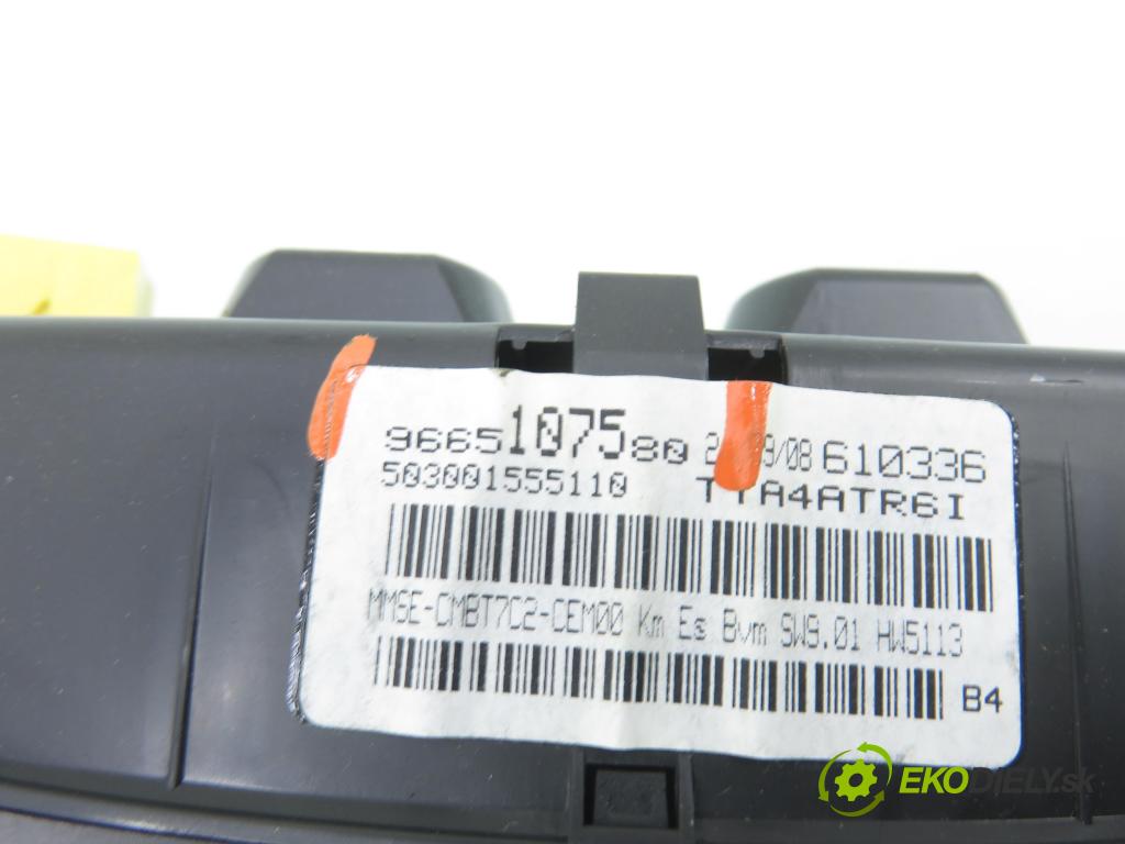 PEUGEOT 308 SW KOMBI 2008 88,00 1.6 16V - 5FW (EP6) 1598,00 prístrojovka elektrický 9665107580