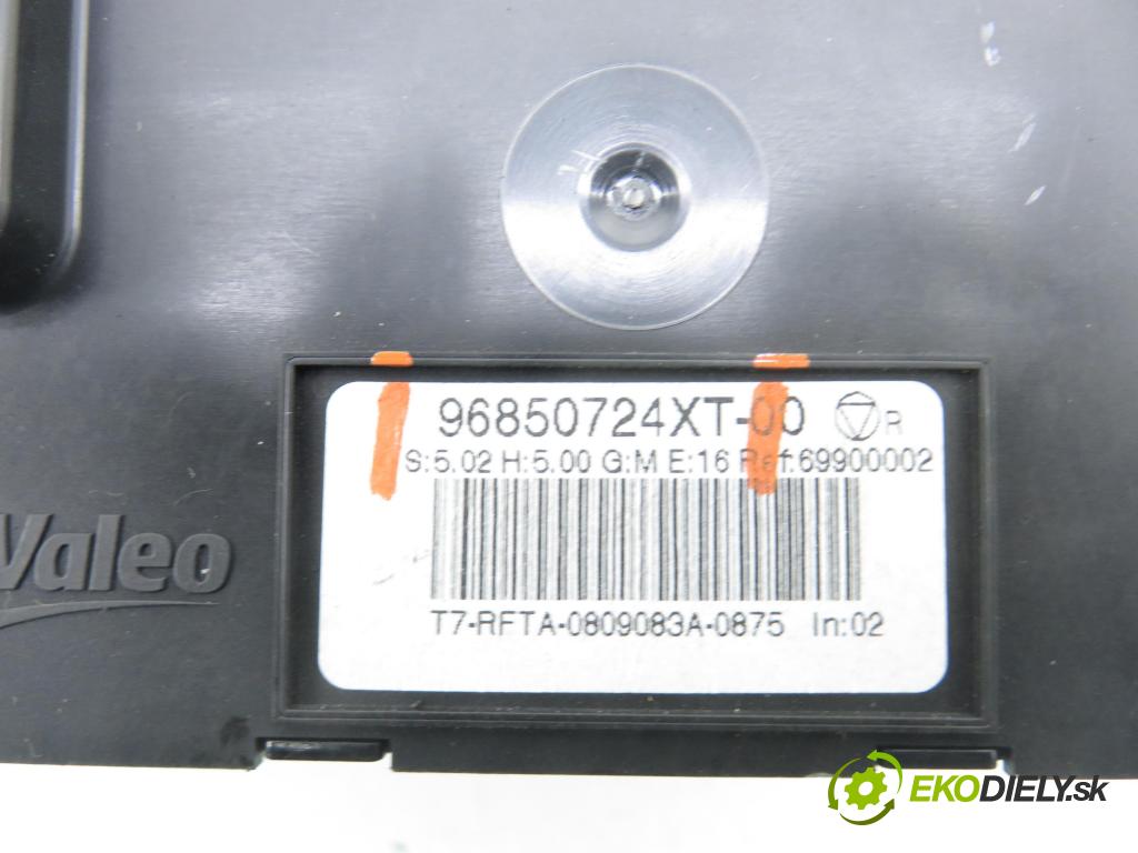 PEUGEOT 308 SW KOMBI 2008 88,00 1.6 16V - 5FW (EP6) 1598,00 Panel kúrenia KLIMATRONIK 96850724XT