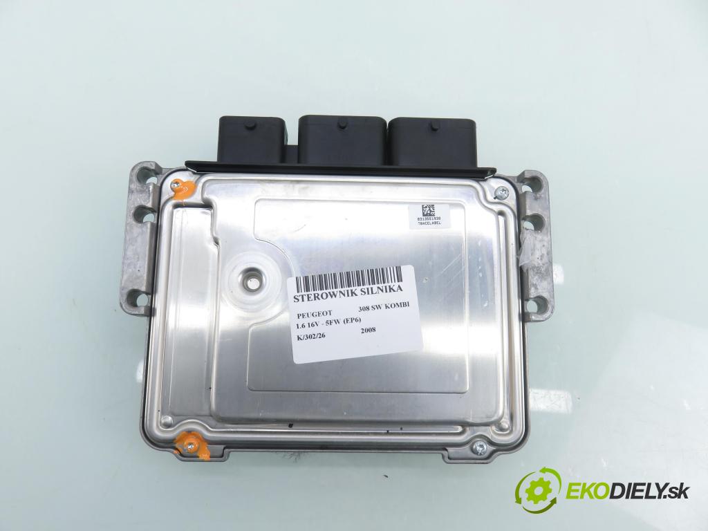 PEUGEOT 308 SW KOMBI 2008 88,00 1.6 16V - 5FW (EP6) 1598,00 Riadiaca jednotka Motor 0261S04009 ; 9665291180