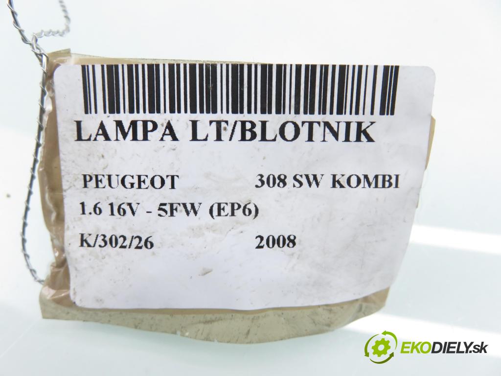 PEUGEOT 308 SW KOMBI 2008 88,00 1.6 16V - 5FW (EP6) 1598,00 světlo levé zadní 96814447XT