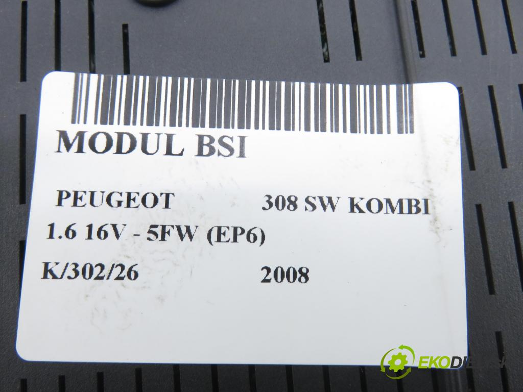 PEUGEOT 308 SW KOMBI 2008 88,00 1.6 16V - 5FW (EP6) 1598,00 MODUL BSI 966405908001
