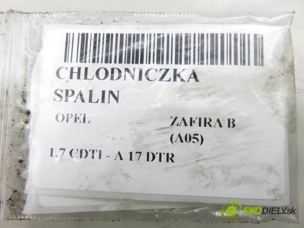 OPEL ZAFIRA B (A05) MINIVAN 2008 92,00 1.7 CDTI - A 17 DTR 1686,00 Chladič spalín 8980525431