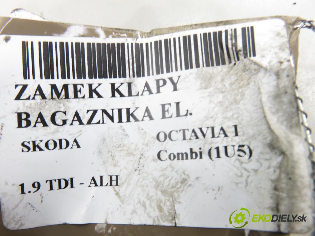 SKODA OCTAVIA I Combi (1U5) KOMBI 2003 66,00 1.9 TDI 90 - ALH 1896,00 zámok dveří kufr EL. 1U9827501B