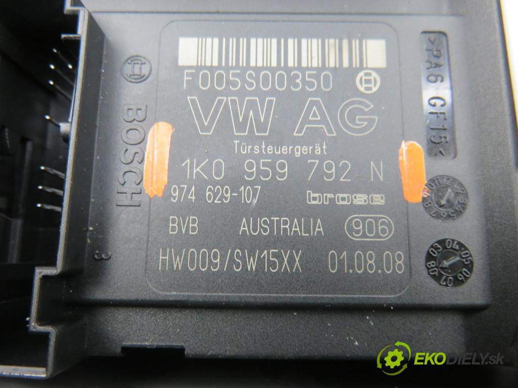 SEAT LEON (1P1) HB 2008 75,00 1.6 - BSE 1595,00 mechanismus oken PPE 1K0959792N ; 1P0837402H ; 1T0959702K