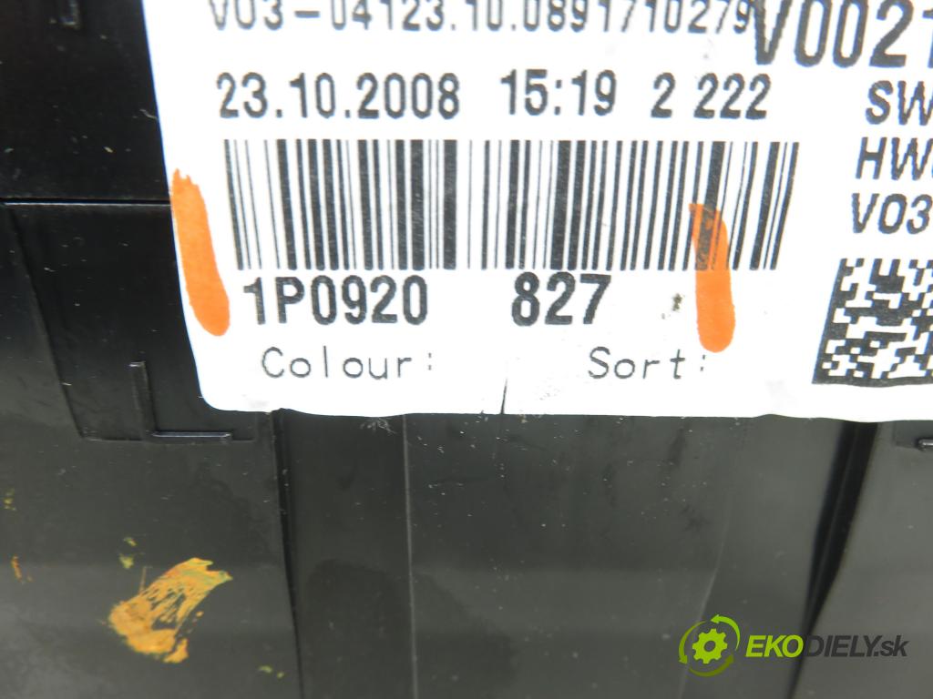 SEAT LEON (1P1) HB 2008 75,00 1.6 - BSE 1595,00 Prístrojovka elektrický 1P0920827