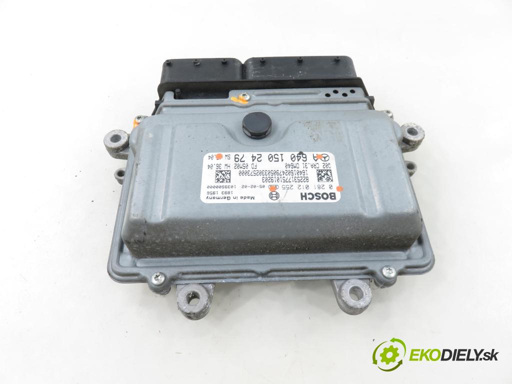 MERCEDES-BENZ KLASA A (W169) HB 2005 80,00 2.0 CDI 109 - OM 640.940 1991,00 Riadiaca jednotka Motor 0281012255 ; A6401502479