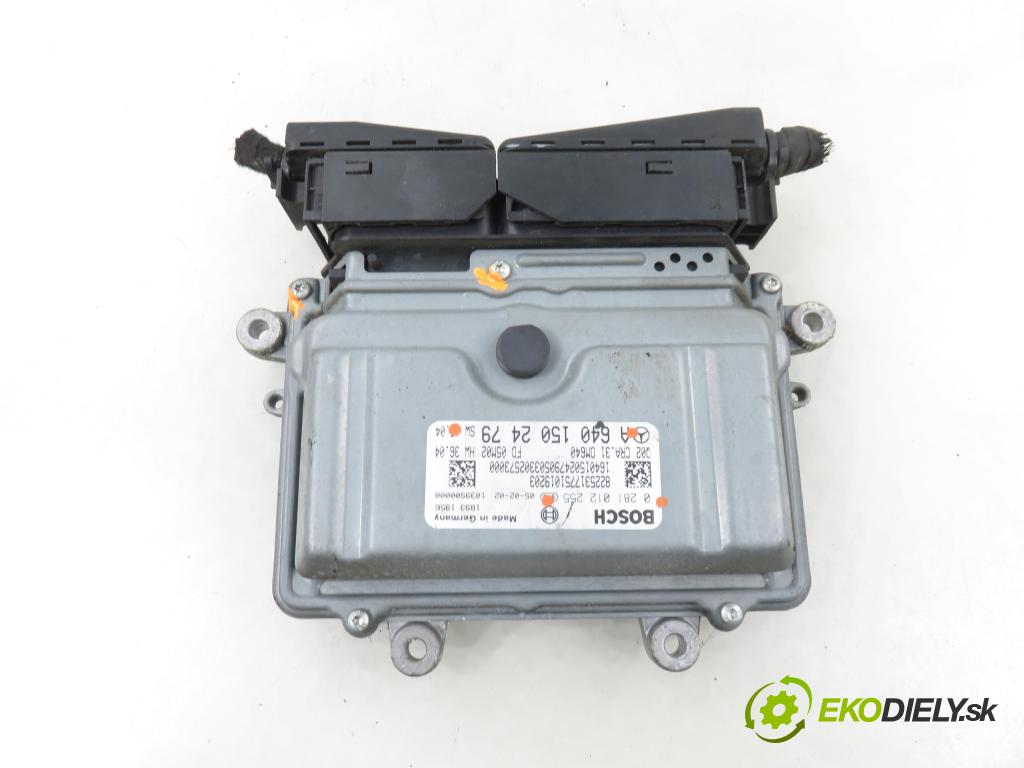 MERCEDES-BENZ KLASA A (W169) HB 2005 80,00 2.0 CDI 109 - OM 640.940 1991,00 Riadiaca jednotka Motor 0281012255 ; A6401502479